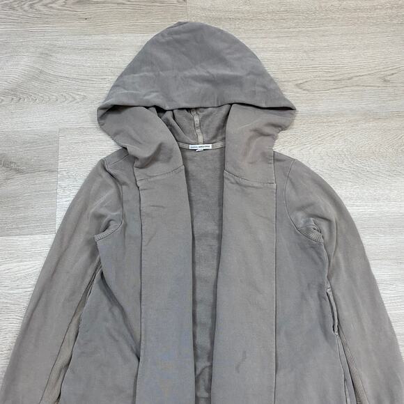 Standard James Perse Hooded Open Cardigan Sweater Women's 4/XL - Picture 2 of 11